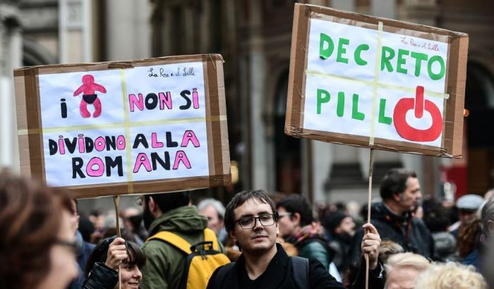 E' rispuntato il ddl Pillon e le donne tornano in piazza