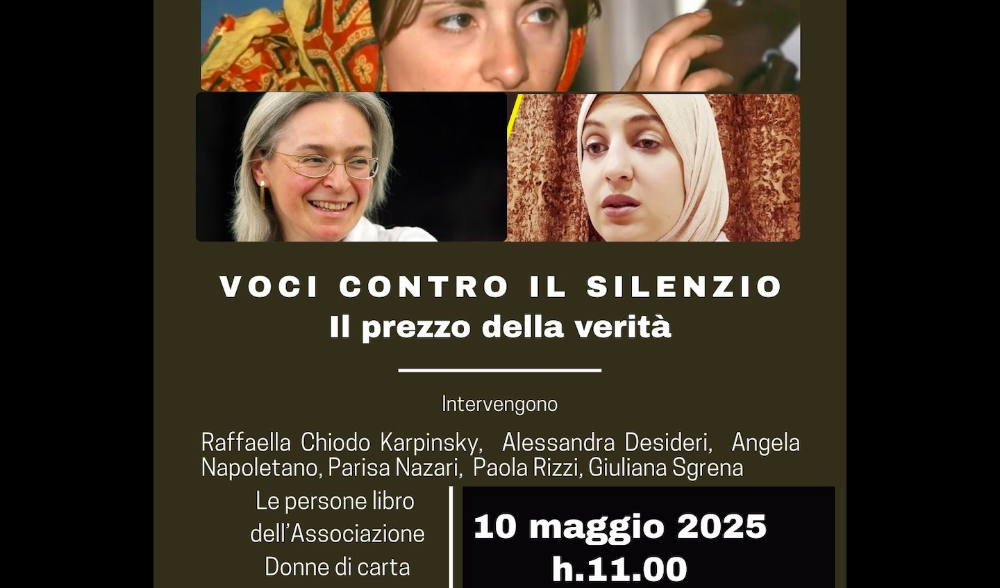 Voci contro il silenzio, a Napoli le Donne di carta ridanno voce alle giornaliste di ieri e di oggi